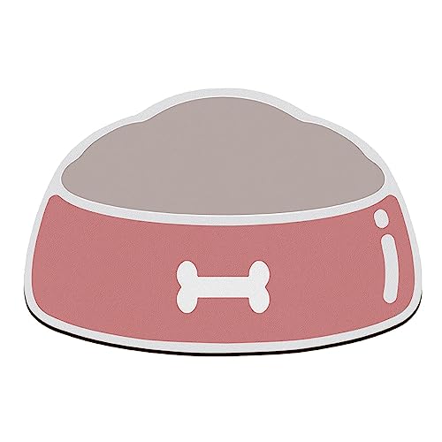 Dog Mat para comida e água - tigela comida cachorro silicone seguro | Almofadas antiderrapantes para