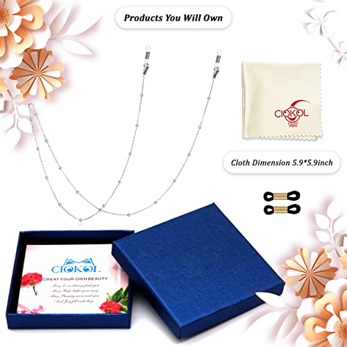 Ciokol Stylish Beads Design Of Sunglasses-Chains, Elegant Eyeglass Lanyards, Eyewear Retainer String Cords For Women Anti-Losting Of Sunglasses-Eyeglass, Fashionable Lanyards Strap… #TOP6