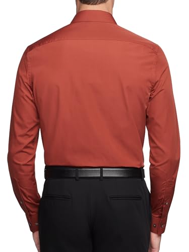 Image of Van Heusen Men's Poplin Regular Fit Solid Point Collar Dress Shirt