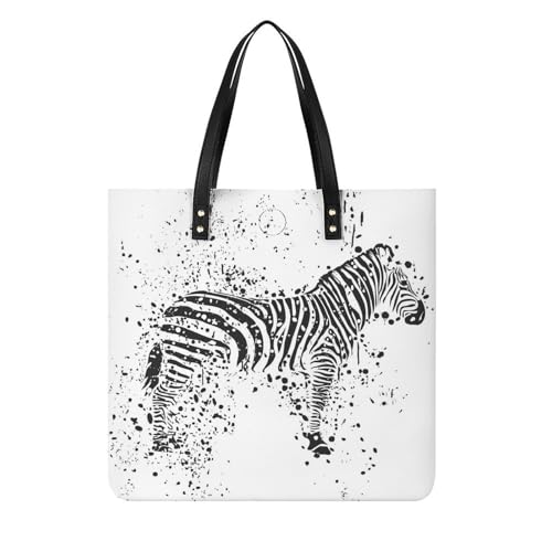 Sac à bandoulière Cheval Noir le tote bag parfait en voyage et escapade