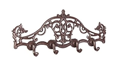 Foto di Clever-Deko Appendiabiti da Parete Rustico in ghisa in Stile Liberty di Design Appendiabiti