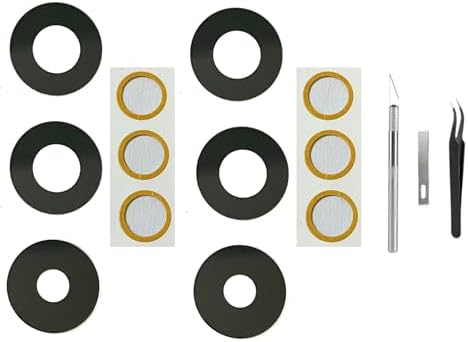 2 Sets Rear Camera Lens Glass Back Lens Glass Replacement for Samsung Galaxy S24 FE, with Repair Tool kit ﻿ image 2