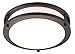 Cloudy Bay LED Flush Mount Ceiling Light,10 inch,17W(120W Equivalent) Dimmable 1050lm,3000K Warm White,Oil Rubbed Bronze Round Lighting Fixture for Kitchen,Hallway,Bathroom,Stairwell