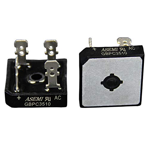(Pack Of 2 Pices) Asemi Gbpc3510 Through Hole Single Phase Bridge Rectifier Diode With Heat Sink 35A1000V… #TOP3