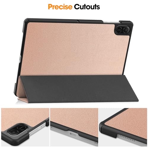 idudao Honor Pad X8a Hard Case Cover Folio Shell for Tablet X8a 11 Inch 2024, Gold - Image 3