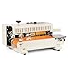 U.S. Solid Continuous Bag Band Sealer Tabletop Sealing Machine, Automatic Horizontal Band Sealer with Digital Temperature Control for 0.02-0.08mm PVC Bags Films Stamp Coding 110V