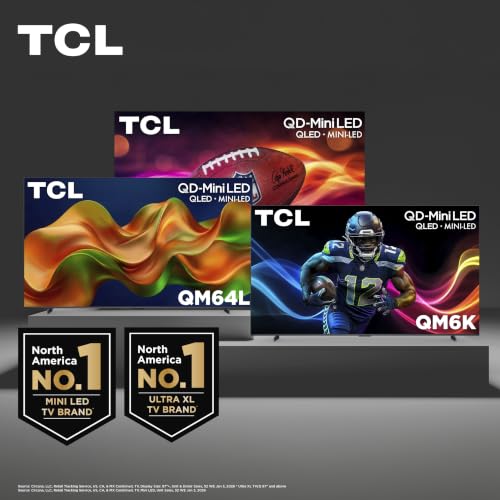 TCL Amazon Exclusive 65 Inch Class QM64L Series | Mini LED QLED 4K HDR Smart Fire TV | 65QM64L, 2026 Model | 120Hz-144Hz High Brightness, Dolby Atmos, Alexa+ Voice Remote AI Streaming Television - Image 4
