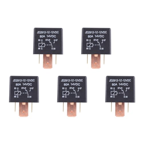 Relais voiture 12V 80A 5 broches pour circuit électrique auto camion lot de 5