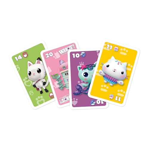 Winning Moves Top Trumps WHOT! Gabby et la Maison Magique Jeux de Cartes Jeu de Société Jeu de batailles Jeu de Voyage De 2 à 6 Joueurs A partir de - vue 5