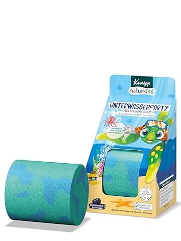Kneipp naturkind kąpielowa niespodzianka na imprezę podwodną – bąbelkowa niespodzianka do kąpieli z figurką kolekcjonerską dla dzieci zabawka do wanny - zabawa w kąpieli kula kąpielowa o zapachu