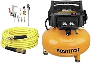 BOSTITCH Air Compressor Kit, Oil-Free, 6 Gallon, 150 PSI (BTFP02012-WPK)