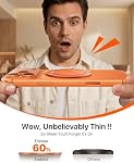 andobil [2026 Ultra-Thin] Magnetic Phone Grip for MagSafe [360° Rotate] Magnetic Cell Phone Ring Holder & Kickstand for MagSafe Accessories & iPhone 17 Air 16 Pro Max Plus 15 14 13 12, Orange