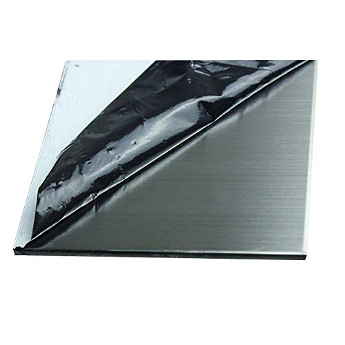 Tôle inox 304 brossé anti-corrosion épaisseur 2mm pour protection murale