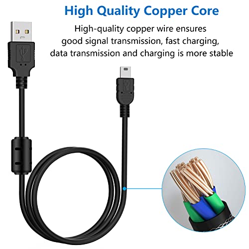 Haoyou HY-88 2-Pack) Replacement Canon Mini Usb Data Transfer Cable (With Anti-Interference Magnetic Ring) Compatible With Canon Powershot/Eos/Rebel T7/Dslr/Elph Cameras And Vixia Camcorders (Ifc-400 Pcu) thumb #4