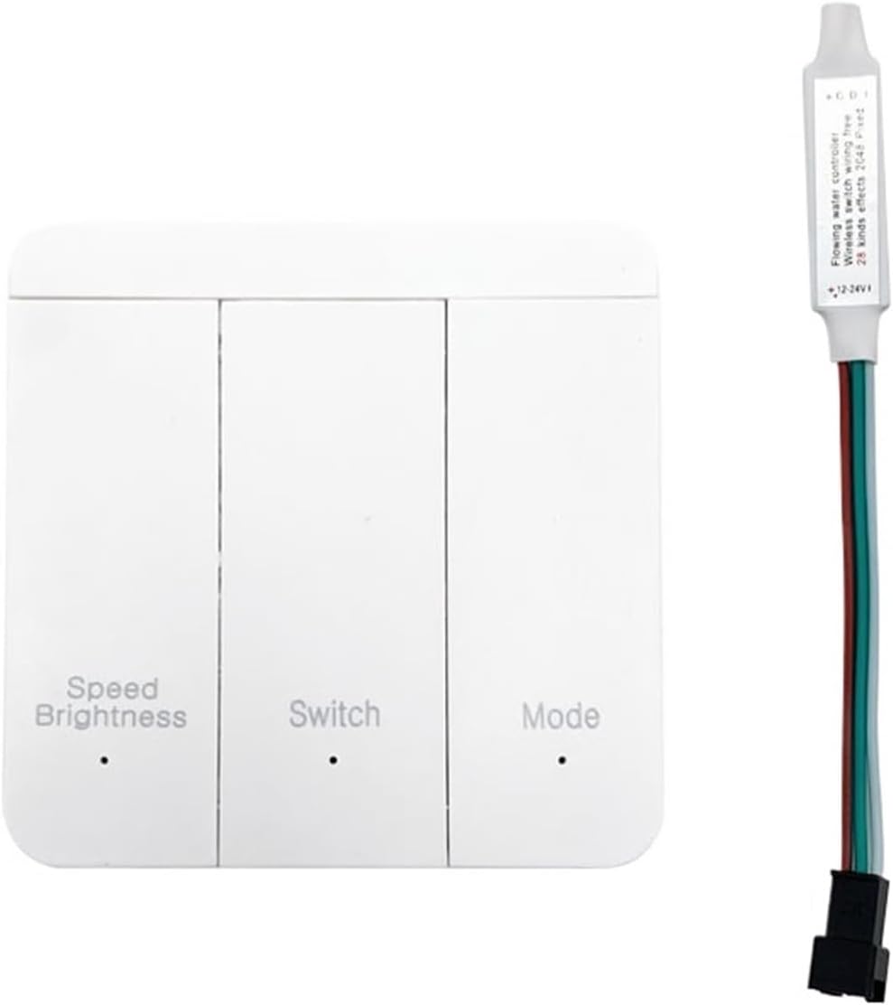 Panel water white light strip controller WS2811 light strip marquee light strip backflow dimmer(One 8K controller with four)