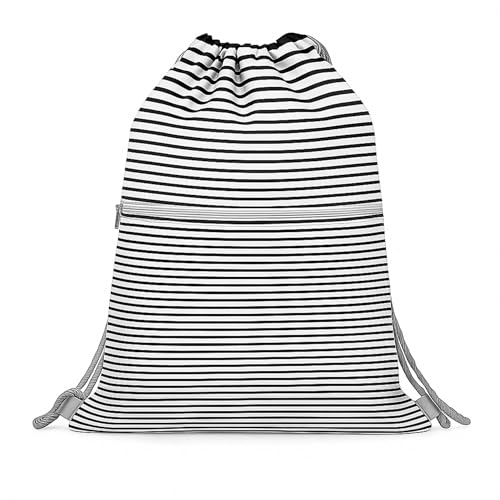 Image of Lify Drawstring Backpack Water Resistant String Bag Sports Sackpack Gym Sack with Side Pocket for Men Women - 1Piece