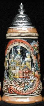 Neuschwanstein and Deutschland Beer Stein