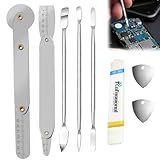 [Kit Démontage PC Portable] Kit complet pour une grande variété de tâches de réparation : le kit d’outils de réparation contient 8 outils spéciaux (leviers plats, lames d’ouverture triangulaires, ventouses) adaptés à des tâches telles que le remplacement de l’écran, le retrait de la batterie ou l’ouverture du boîtier.