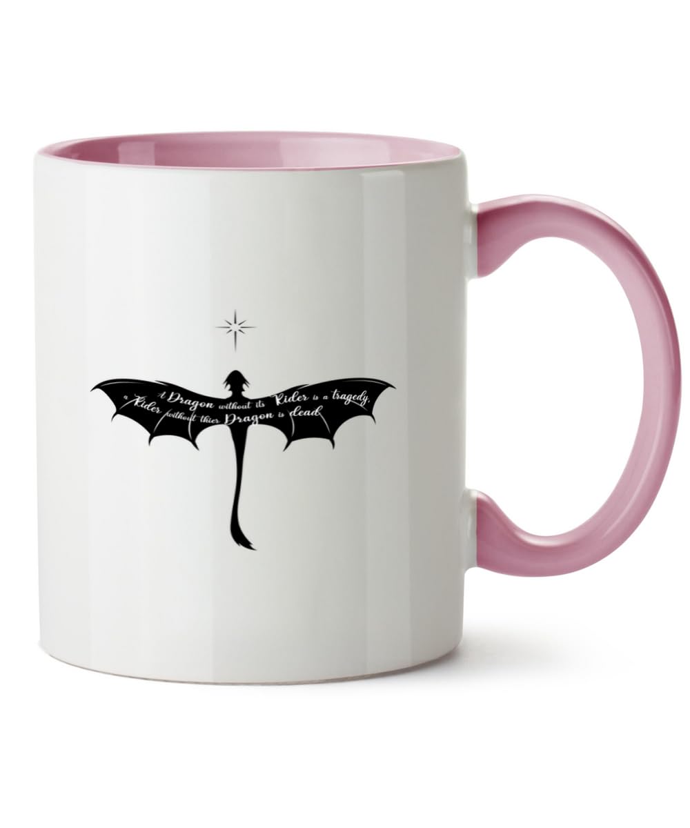 Hippowarehouse A Dragon Without its Rider Printed Mug Various Colour Options Ceramic Cup Kitchenware 11oz