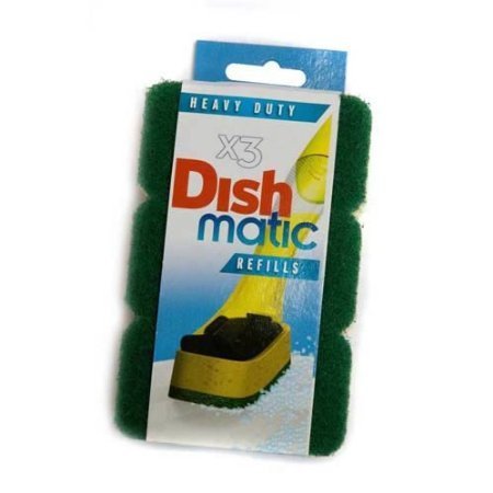 12 x Dishmatic Heavv Duty Green Refills