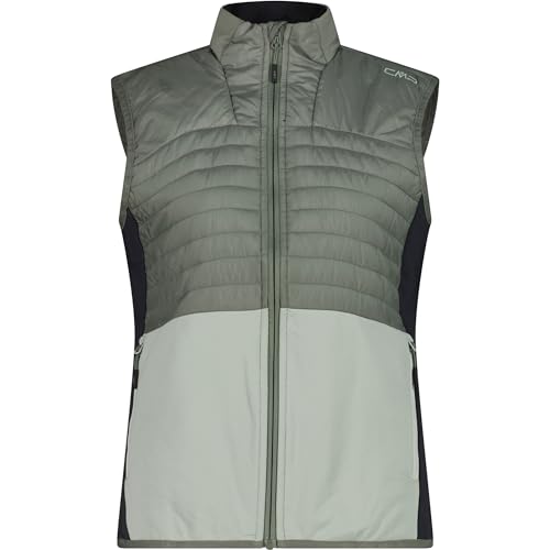 Gilet hybride CMP pour femme en coloris pistacchio taille L veste sans manche