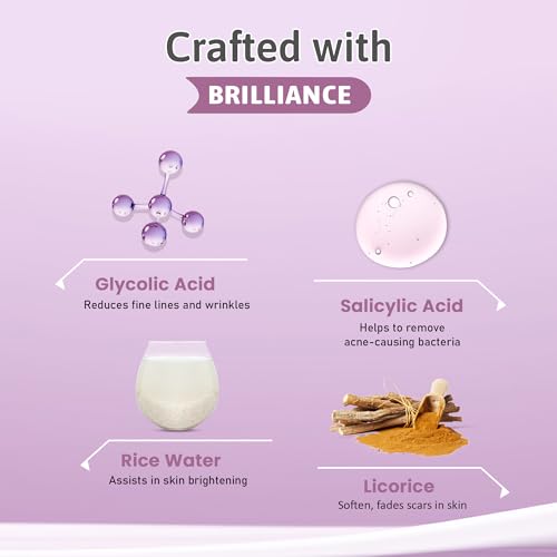 Image of GLAMVEDA Rice & Ceramide And Glycolic & Salicylic Anti Acne Peel Off Face Mask (200 ml) | For Oily & Acne Prone Skin | Oil balancing, Deep Cleansing | Blackhead & Pore care