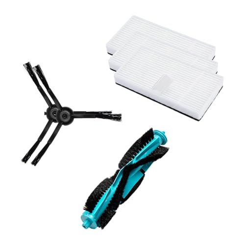 Cecotec Kit d'Accessoires - Pièces de Rechange pour Conga X50. Inclut Brosse Mixte Multifonction, 2 Latérales et 3 Filtres Haute Efficacité pour Effectuer la Maintenance et Prolonger la Durée de Vie