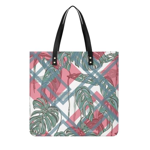 Sac à main shopper grand format pour femme - Tote bag graphique 39x39cm idéal voyage