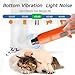 ZYFHOUST Professional Electric Dog Nail Grinder, Silent Groom Pro Nail Grinder for Dogs, Nail Trimmer with LED Light & 5 Speeds, Quiet & Efficient Pet Grooming for Dogs and Cats(Orange)