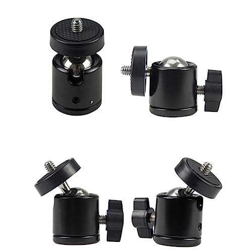 HOOTNEE Mobile Phone Spherical Head for SLR Cameras Damping Platform Screw Fit Oxidized Surface