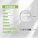 EEMB CR2032 Batteries 5 Pack 2032 Battery-CR2032 3V Lithium Coin Cell Battery 3Volt 240mAh 2032 Batteries Long Lasting for IOT Car Remote Control,Key Fobs,Air Tags,Watches and Electronic Shelf Labels