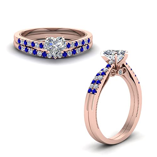 Bague cœur or rose ajustable de 47 à 70, finis les problèmes de taille - 4