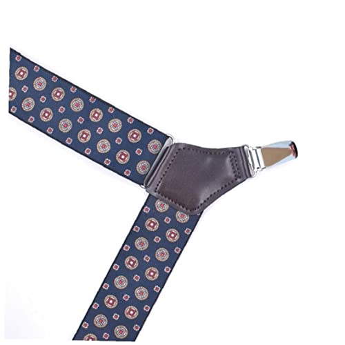 Mode Bretels Voor Mannen Side Clip Stijl 3.5Cm Breed Zware Grote Lange Verstelbare Elastische Hip-Clip Broek Braces Geschenken - Afbeelding 5