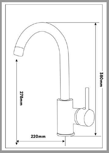 Giani Copper Kitchen Sink Mixer Single Lever Mono