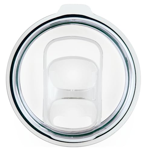 Slider Lid Replacement with Straw Hole for 30oz Polar Camel Tumbler - Slider Top Fits 30 oz Polar Camel Travel Mug & 40 oz Tumbler - Durable and BPA-free Travel Mug Replacement Cap (1 Pack)