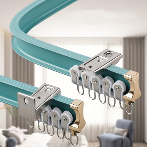 Riel de techo de aluminio para caravanas y divisores de habitación funcionales 2