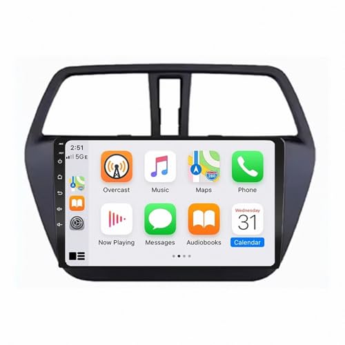 Navegador GPS para Suzuki SX4 con Wireless CarPlay y Android Auto