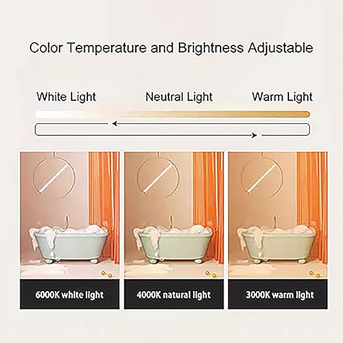 Miroir LED dimmable et rétroéclairé pour un maquillage vintage précis