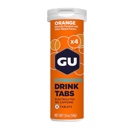 GU Energy Hydration Electrolyte Drink Tablets, Enhanced Endurance Sports Drink