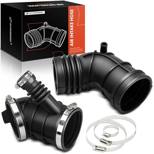 A-Premium 2 Air Intake Hose Tube Compatible with BMW [E46] 320i 325i 325xi 01-05, 325Ci 01-06, 323i, 323Ci & [E36] Z3 1997-2000, 2.2L 2.5L 2.8L, Replace# 13541435627 13541705209 by A-Premium - Used condition - US$23.37