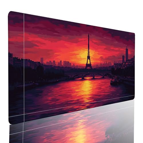 Tapis de souris rouge original idée cadeau homme pour set de bureau