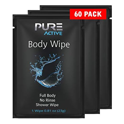 Pure Active Refreshing Shower Body Wipes