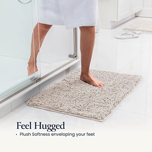 Belador BL-R Bathroom Rugs Sets 2 Piece- Plush Bath Mat Set Quick-Dry Soft Chenille Bathroom Mat thumb #1
