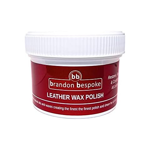 Leather Wax Polish - Furniture Wax - 125ml - Leather Treatment - Brandon Bespoke - for Furniture and Furnishings (125ml) Cover