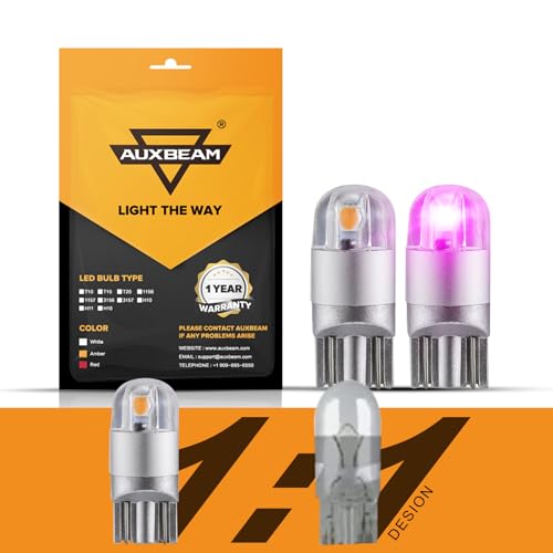 Image of Auxbeam 194 T10 LED Bulbs, Purple, 2 PCS