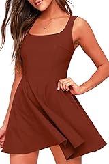 Brown Skater Dress