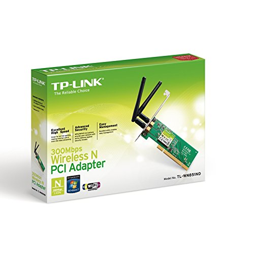 Placa de Rede - Wireless - PCI - TP-Link N300 - TL-WN851ND