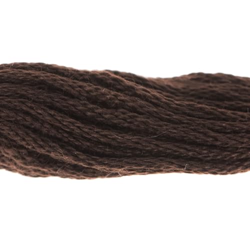 Image of Hobby Lobby DMC Cotton Embroidery Floss - 3371 Black Brown, Set of 12