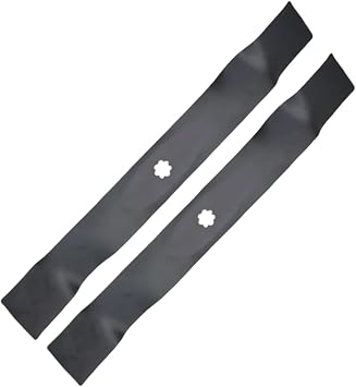 2 Mulching Blade Set Compatible with 42 Inch Cut Deck John Deere GX22151, GY20850, AM137333, 102, 105, 115, 125, 135, D100, D105, D110, D120, D120D, D125 and D130