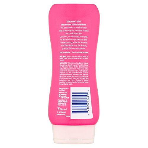 Skintimate 2-In-1 Moisturizing Shave Cream For Women With Skin Conditioner, Coconut Silk, 8 Oz, 3 Count (Pack Of 1) #TOP1